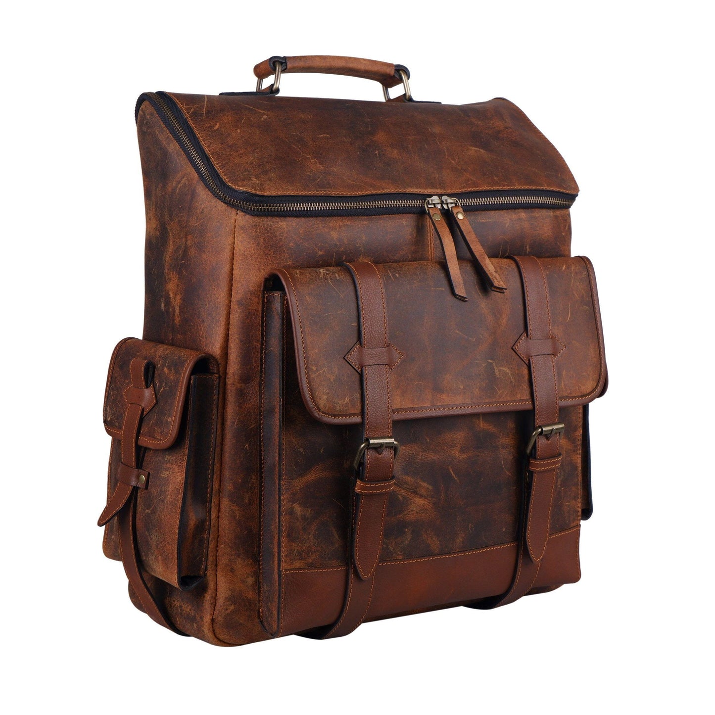 Handcrafted Buffalo leather Jumbo Backpack