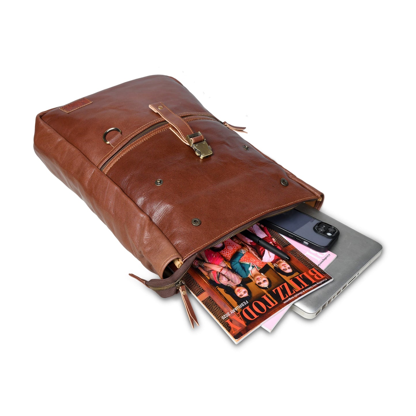 Roll-Top Backpack- Vintage