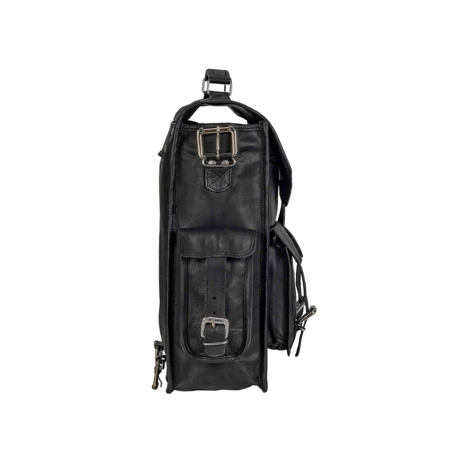Olvri Convertible Goat Leather Backpack & Messenger
