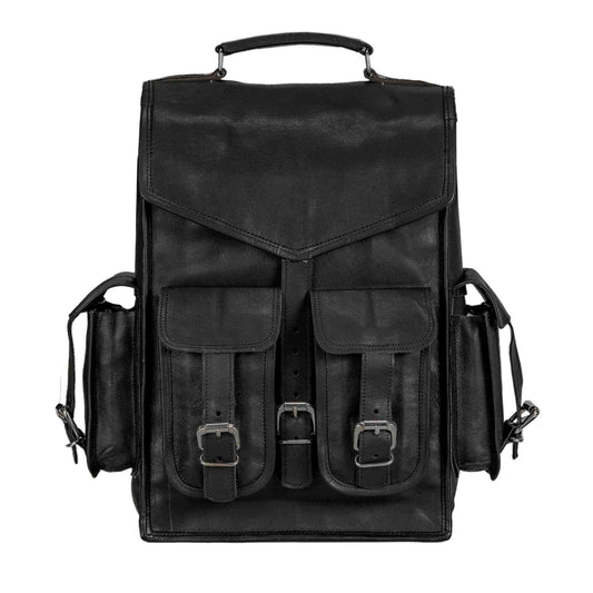 Olvri Convertible Goat Leather Backpack & Messenger