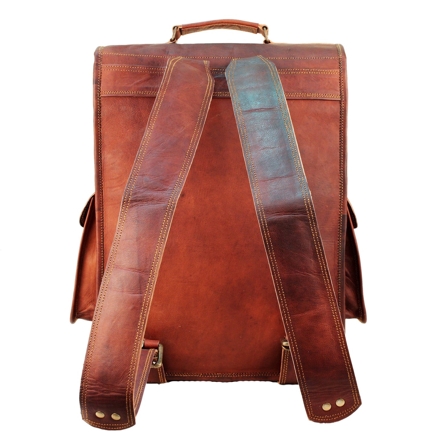 Hughes Rustic Goat Leather Backpack